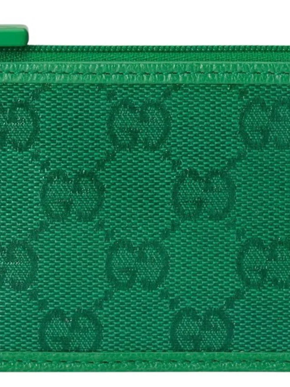 Gucci Emerald Green GG Canvas Card Case & Wallet - Picture 2 of 10